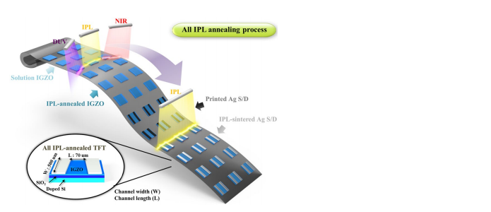 《Scientific Reports》：用于底柵薄膜晶體管的帶有印刷銀源極和漏極電極的溶液基銦鎵鋅氧化物半導體的光子燒結（IF=4.652）